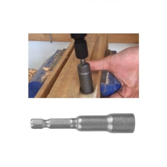 Lokma Seti, 1/4 Vidalı, Metrik Adaptör, 9 Parça