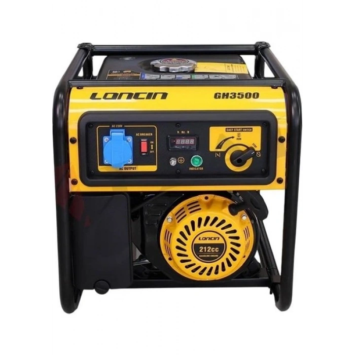 Loncin GH3500 3,5 Kva Ipli Monofaze Benzinli Jeneratör