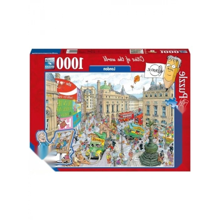Londra Temalı 1000 Parça Puzzle