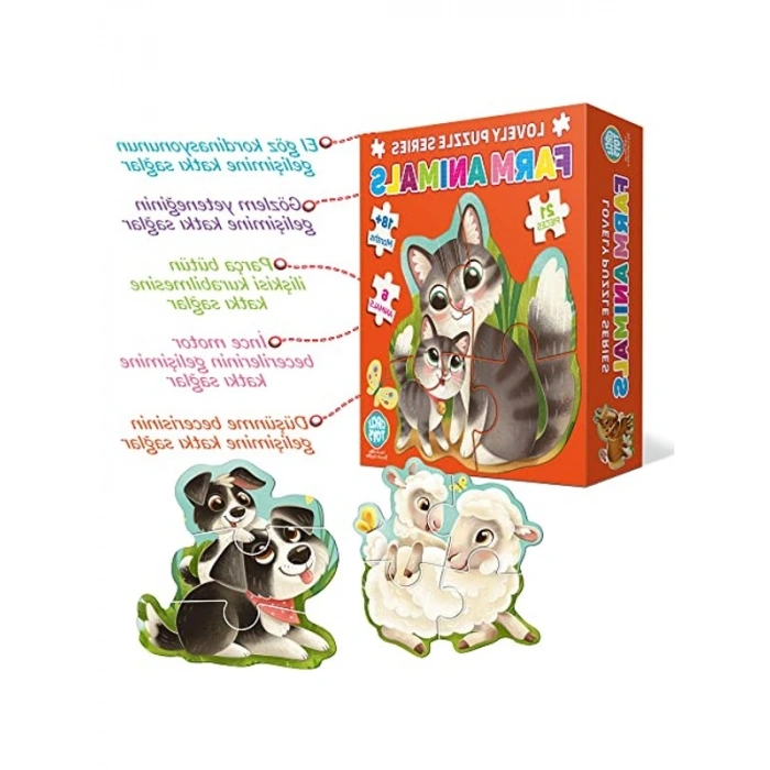 Lovely Puzzle Temalı Farm Animals ile Eğlenceli Oyun