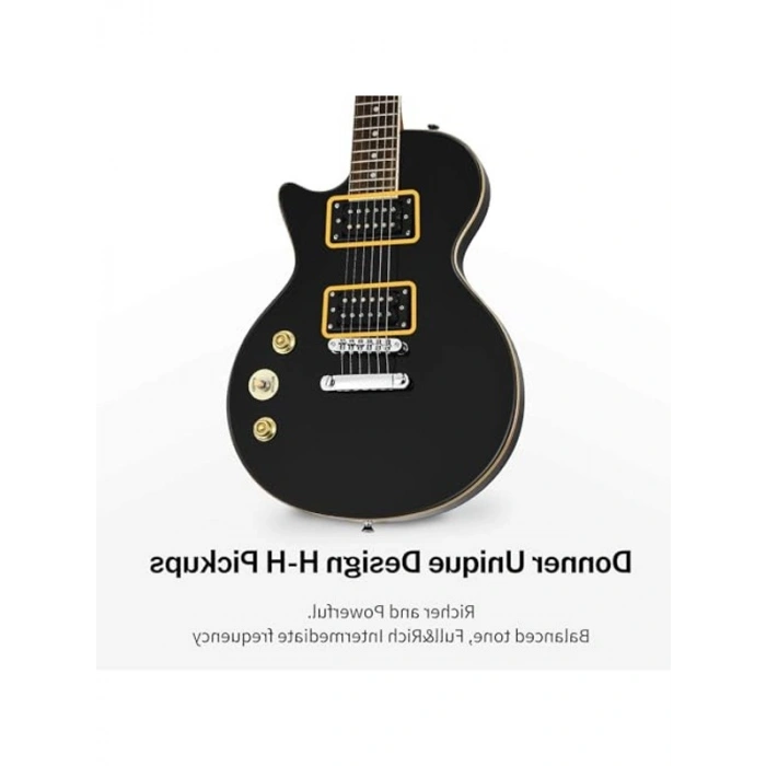 LP Elektro Gitar Paketi, Siyah Renkli