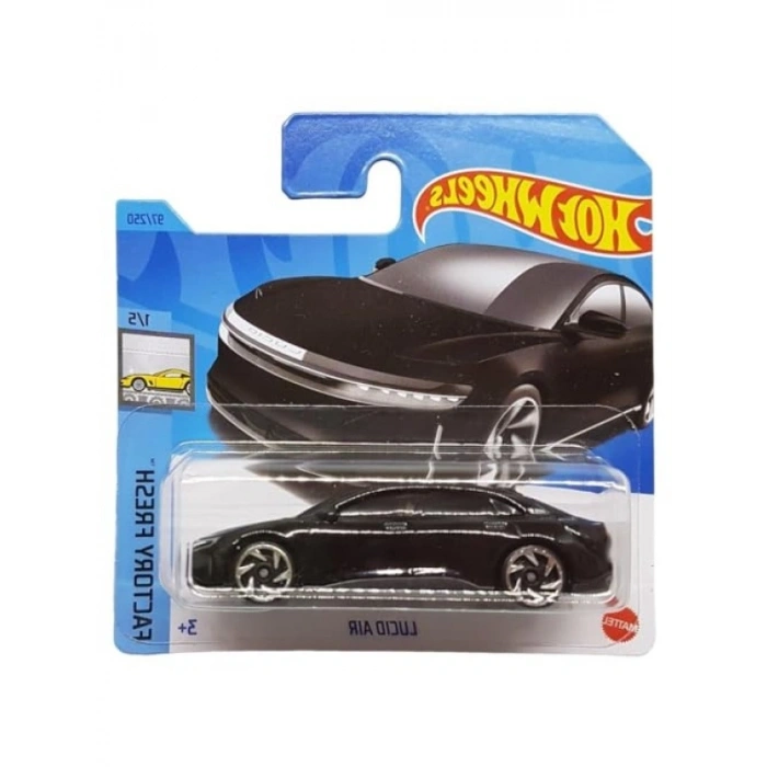 Lucid Air Black EV Modeli - Hot Wheels Koleksiyonu