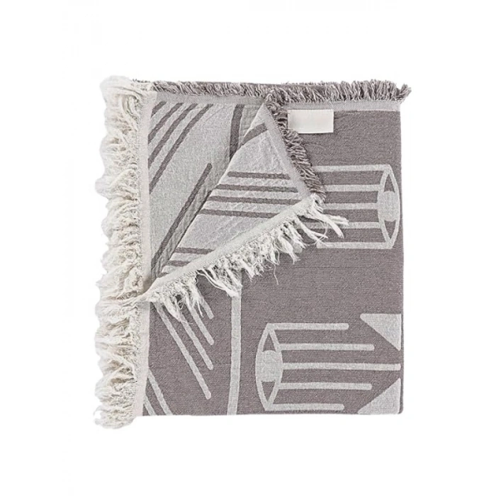 Lüks %100 Pamuk Koltuk Şalı, 130x170 cm