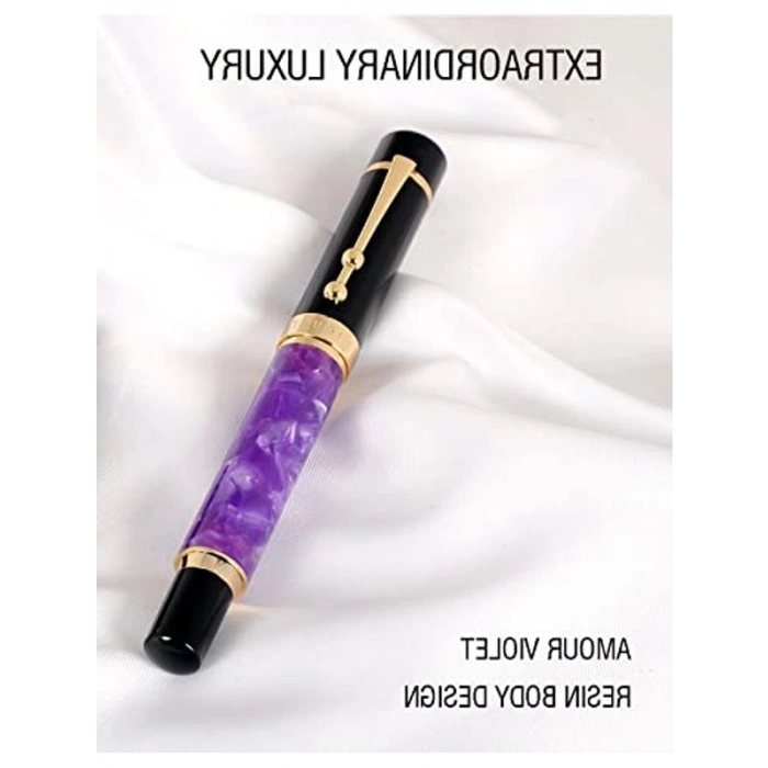 Lüks Ergonomik Dolma Kalem, Altın Kaplama Detaylar