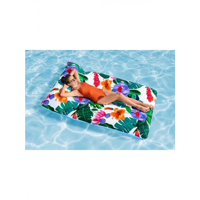 Lüks Kumaş Çift Kişilik Yatak - 183x12x33 cm