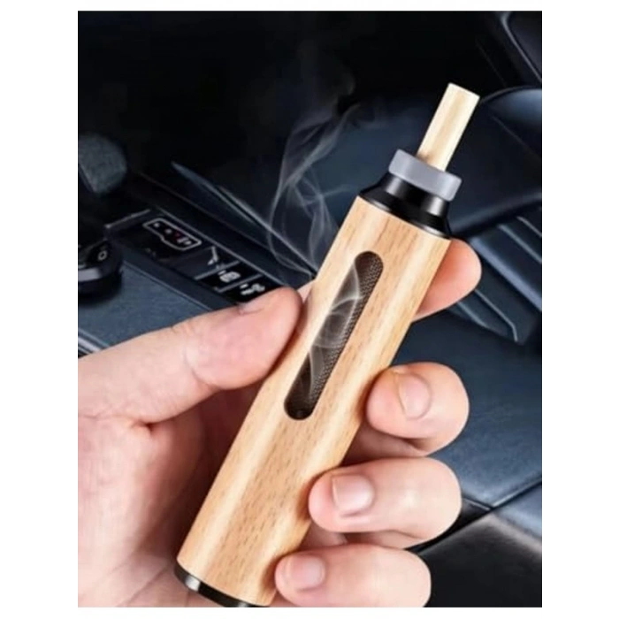 Lüks Sigara Tutucu Küllük Seti, 2 Adet Kayın Ağacı