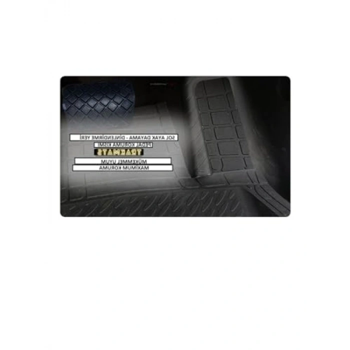 Lüks Yeni Krom Oto Paspas - 2008 Model Evrensel Uyum