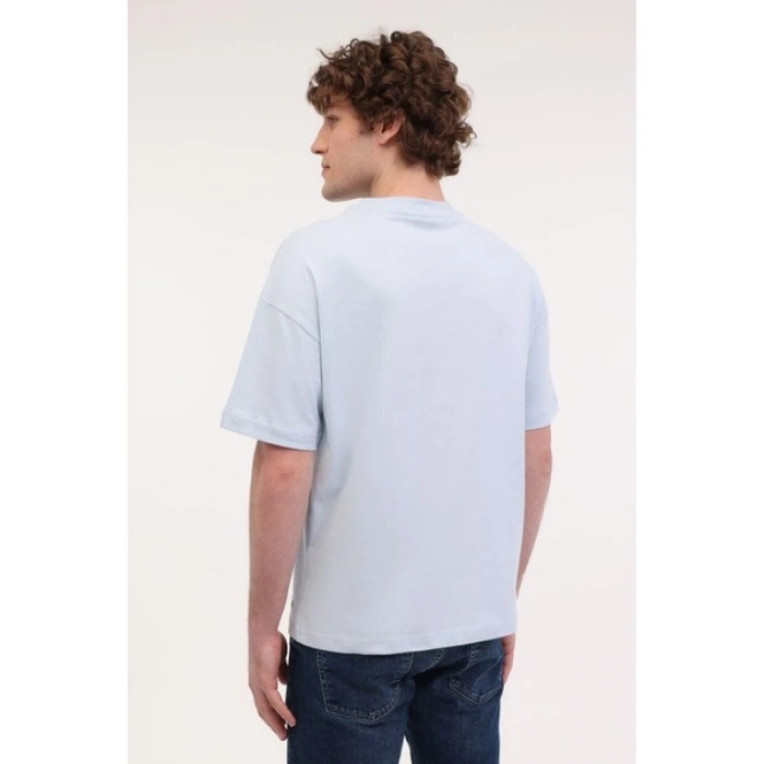 Lumberjack MB ROS 11HS113 5FX Mavi Erkek Kısa Kol T-Shirt