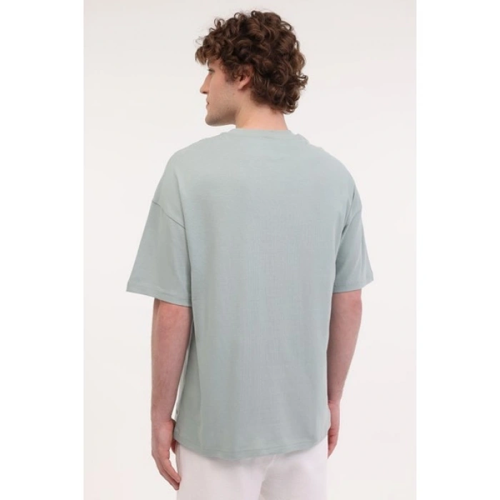 Lumberjack MB ROS 11HS113 5FX PASTEL HAKI Erkek Kısa Kol T-Shirt