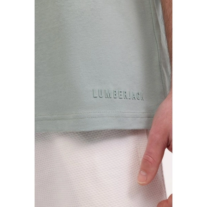 Lumberjack MB ROS 11HS113 5FX PASTEL HAKI Erkek Kısa Kol T-Shirt