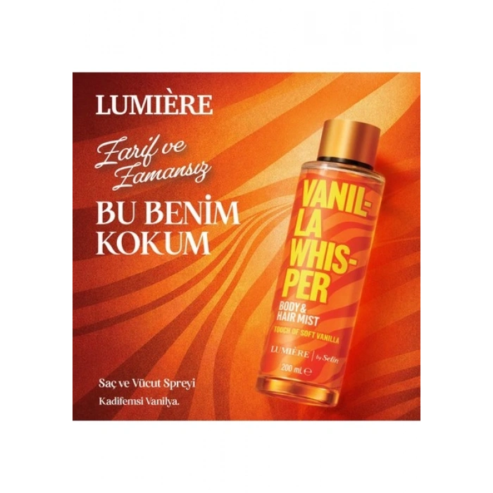 Lumière Vanilla Whisper Saç & Vücut Spreyi 200 ml