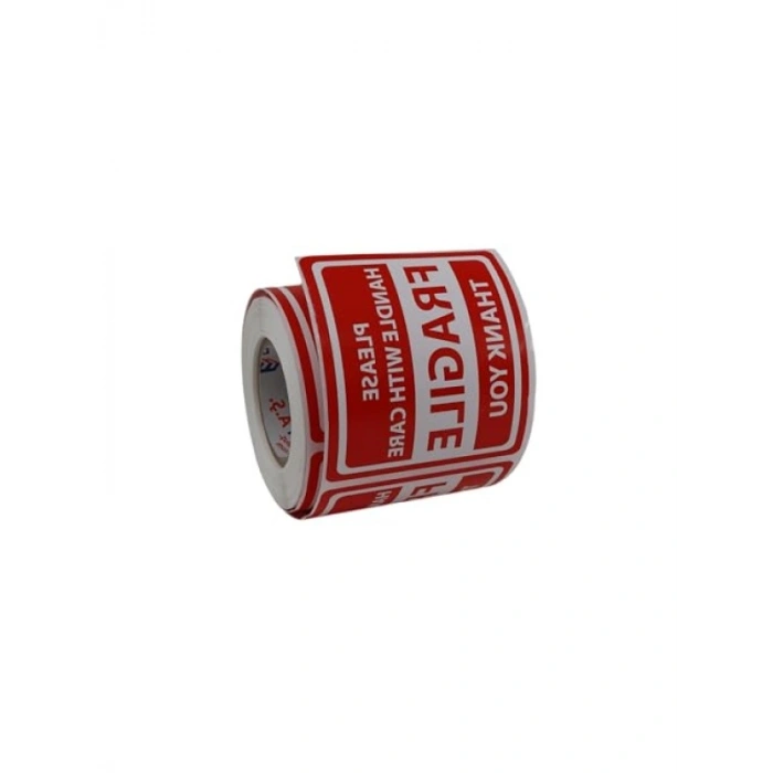 Lütfen Dikkatli Taşı Kırılgan Ürün Etiketi, 250 Adet