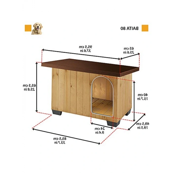 M Boyutunda Plastik Evcil Hayvan Kulübesi