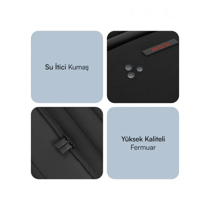 Mack MCC-805 15.6 Business X Notebook Sırt Çantası Siyah