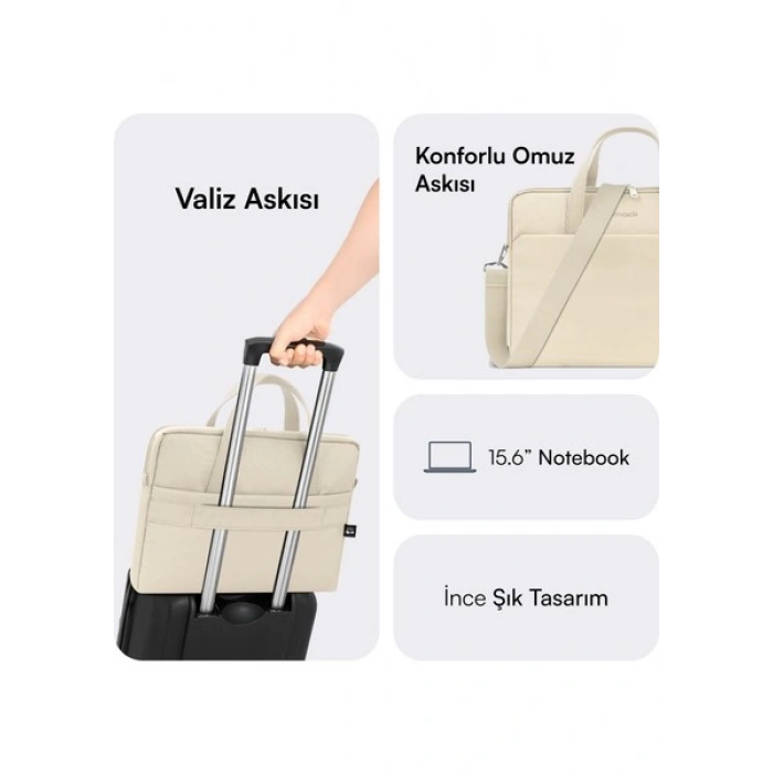 Mack MCE-1514 15.6 Nova Eco Notebook Çantası Latte