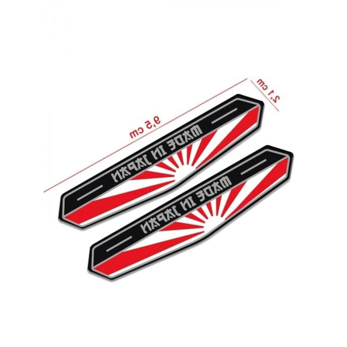 Made in Japan bayraklı 3D Sticker