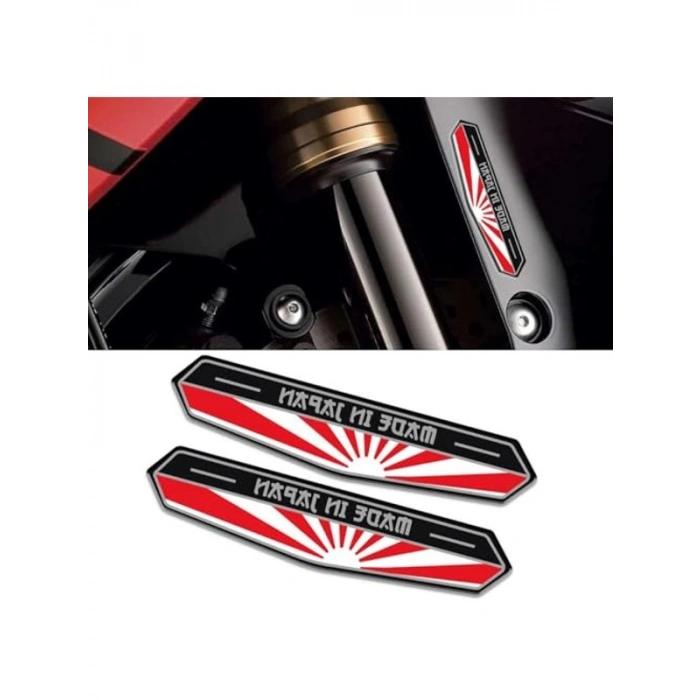 Made in Japan bayraklı 3D Sticker