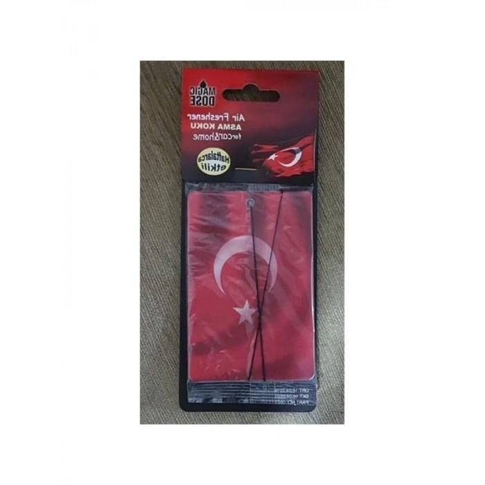 Magic Dose Asma Ayna Süsü Koku Türk Bayrağı