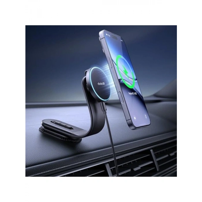 MagiGo Pro Manyetik Kablosuz Şarj ve Telefon Tutucu