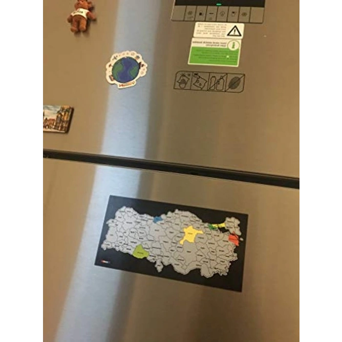 Magnet Türkiye Haritası, 20x10 cm Boyutunda