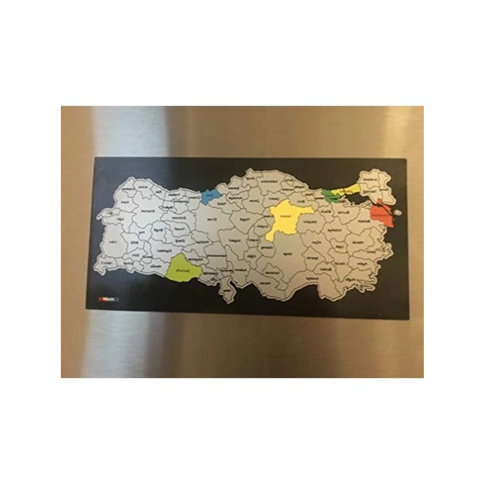 Magnet Türkiye Haritası, 20x10 cm Boyutunda