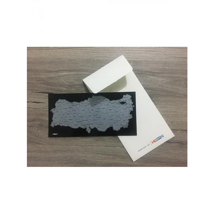 Magnet Türkiye Haritası, 20x10 cm Boyutunda