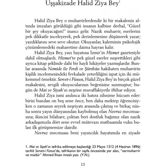 Mai ve Siyah - Halid Ziya Uşaklıgil