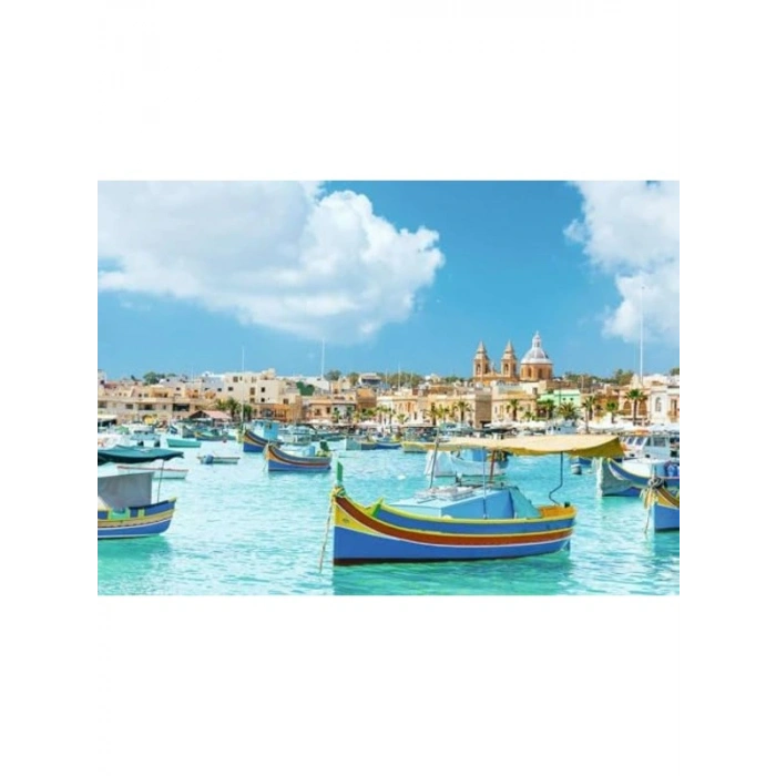Malta Temalı 1000 Parça Puzzle, Eğlenceli Yapboz Deneyimi