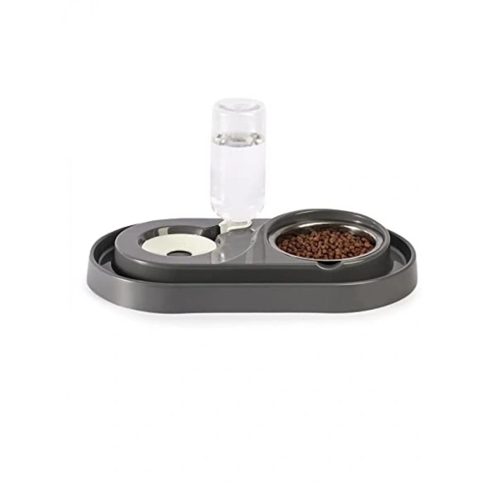 Mama ve Su Kabı Seti, 500ml, Gri Renk Seçeneği