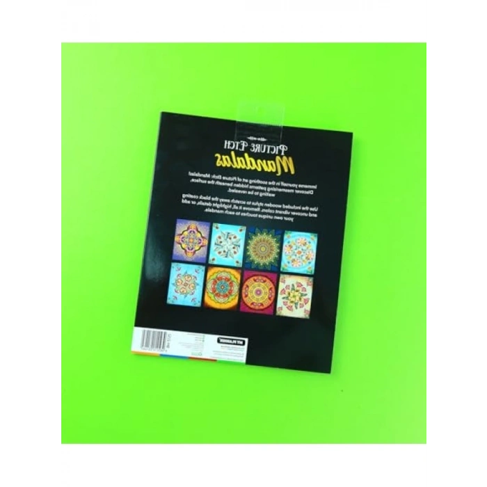 Mandala Kazımalı Boyama Seti - 8 Adet Mandala Panel