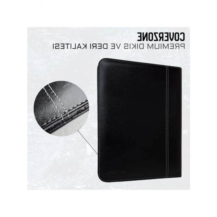 Mandallı Evrak Tutucu, Tablet Bölmeli Organizer, 32.5 x 25 cm