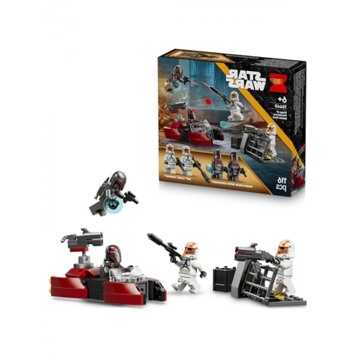 Mandalorian Kuşatması Savaş Paketi - 4 Minifigür ve 116 Parça