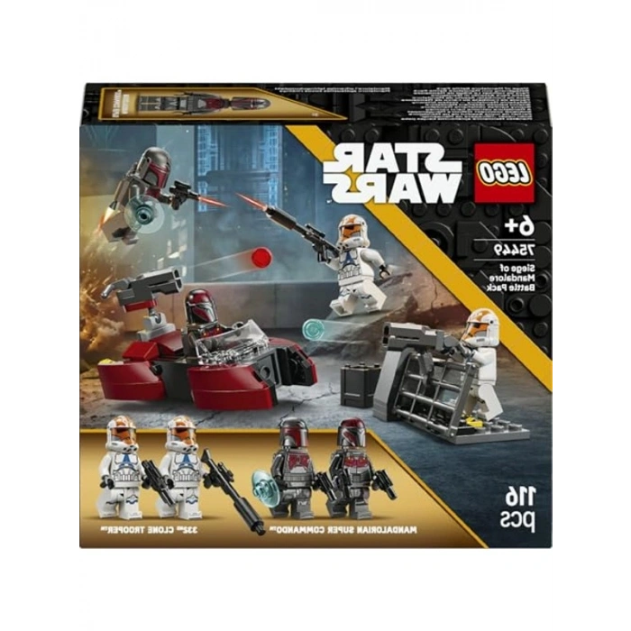 Mandalorian Temalı 116 Parça Savaş Paketi ile 6 Yaş ve Üzeri Çocuklar için