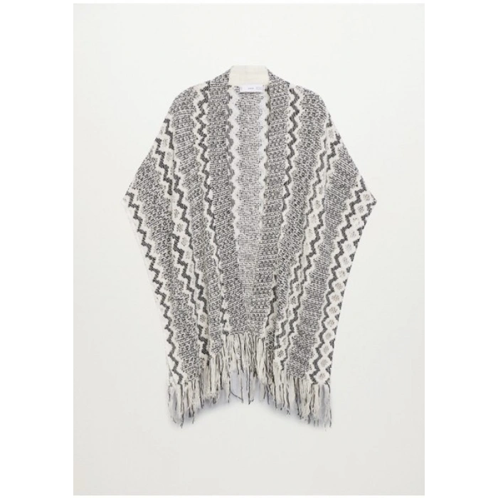 Mango Ajurlu Örgü Kaftan