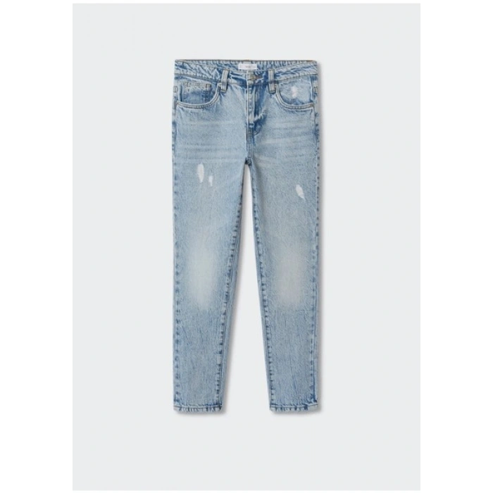 Mango Bilek Boyu Düz Kesim Jean