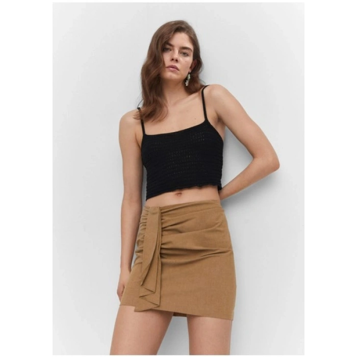 Mango Büzgülü Detaylı Etek