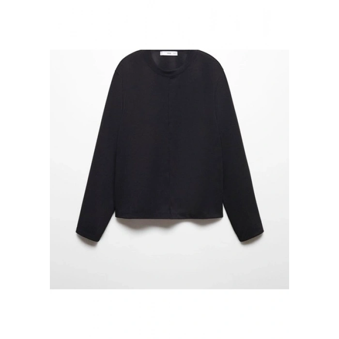 Mango Dekoratif Dikişli Sweatshirt