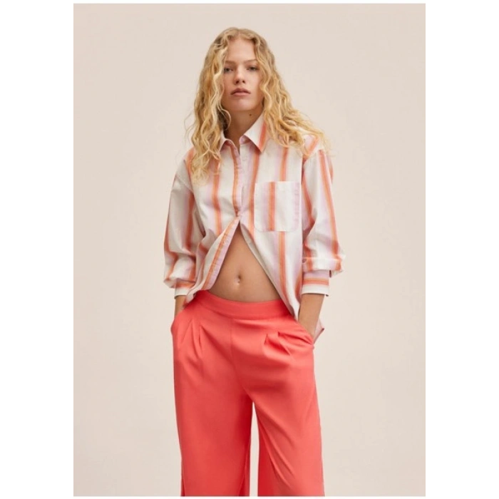 Mango Dökümlü Culotte Pantolon