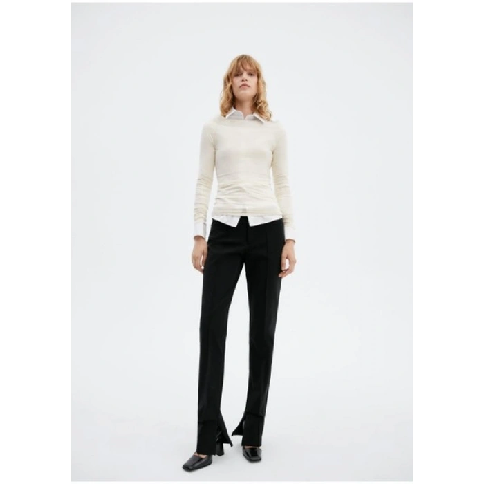 Mango Fermuarlı Paça Pantolon
