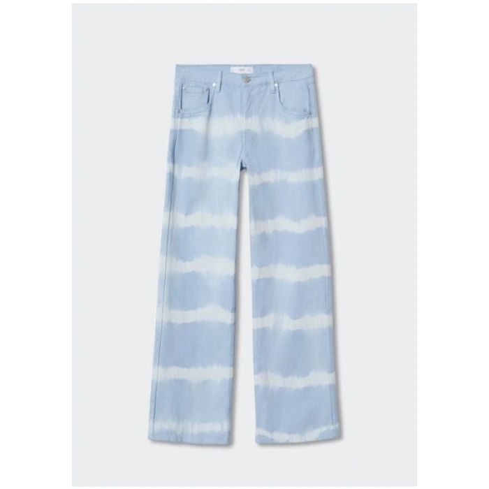 Mango Geniş Paça Batik Jean