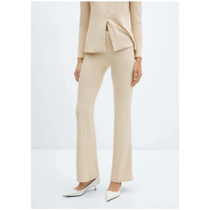 Mango Geniş Paça Örme Pantolon