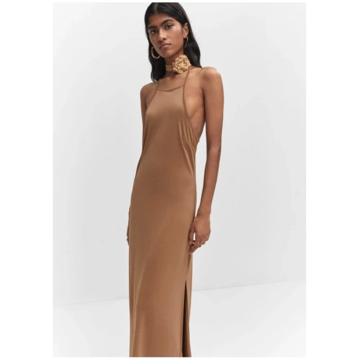 Mango Halter Yaka Modal Elbise