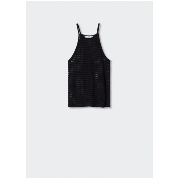 Mango Halter Yaka Örme Üst