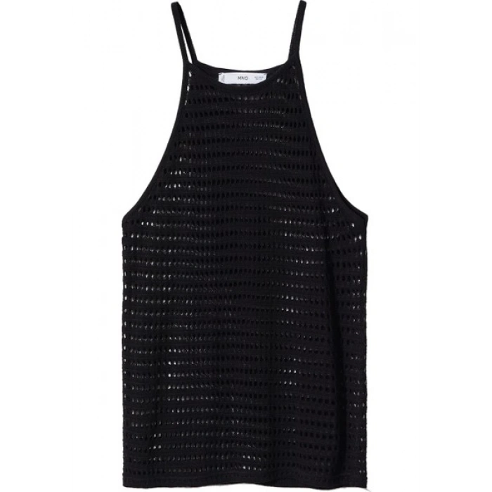 Mango Halter Yaka Örme Üst