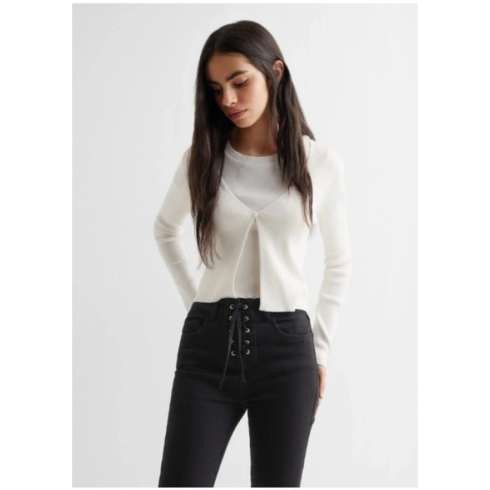 Mango Jean Bağcıklı