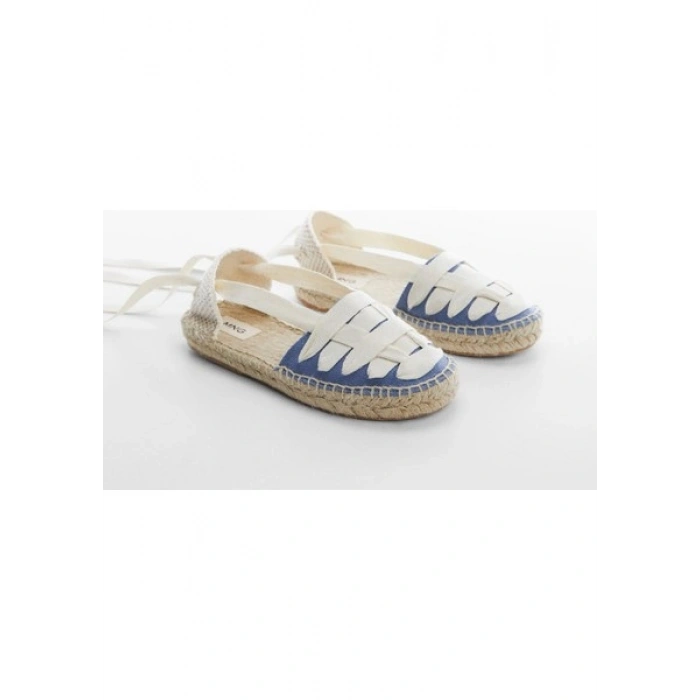 Mango Kids Bağlamalı Espadril Sandalet