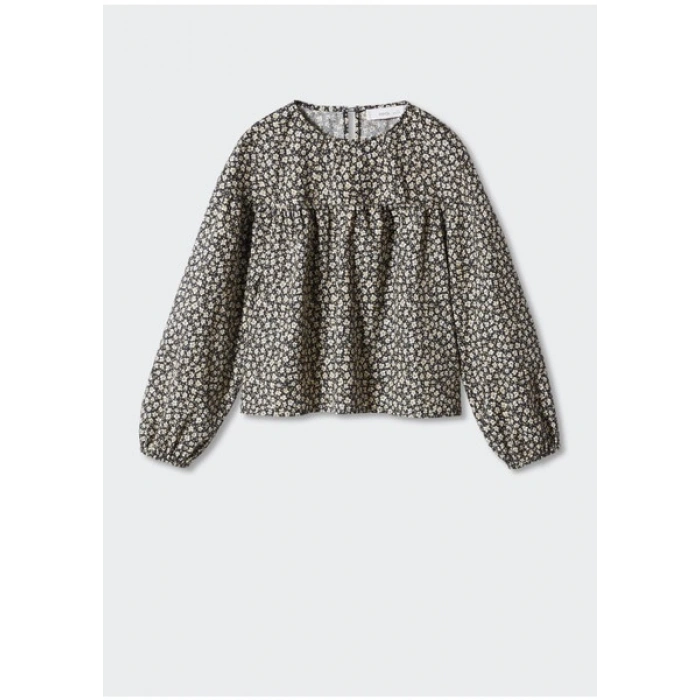 Mango Kids Çocuk Çiçek Desenli Bluz