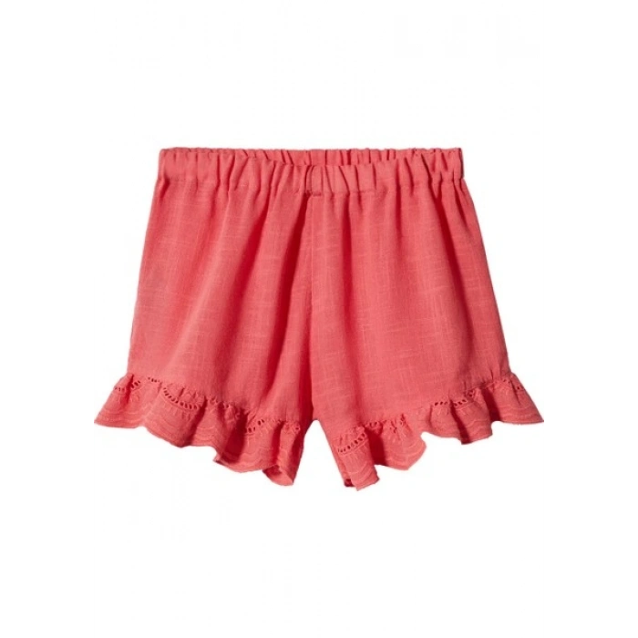 Mango Kids İşlemeli Pamuklu Şort