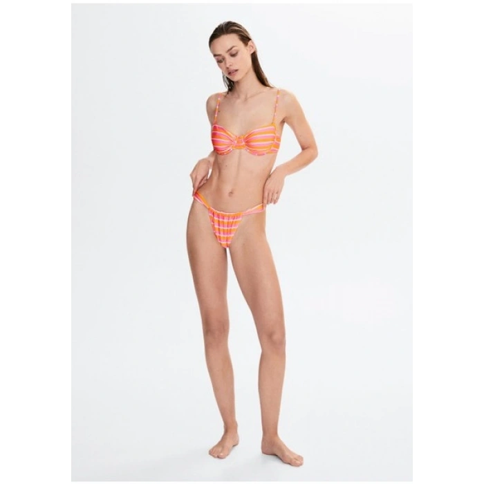 Mango Klasik Çizgili Bikini Altı