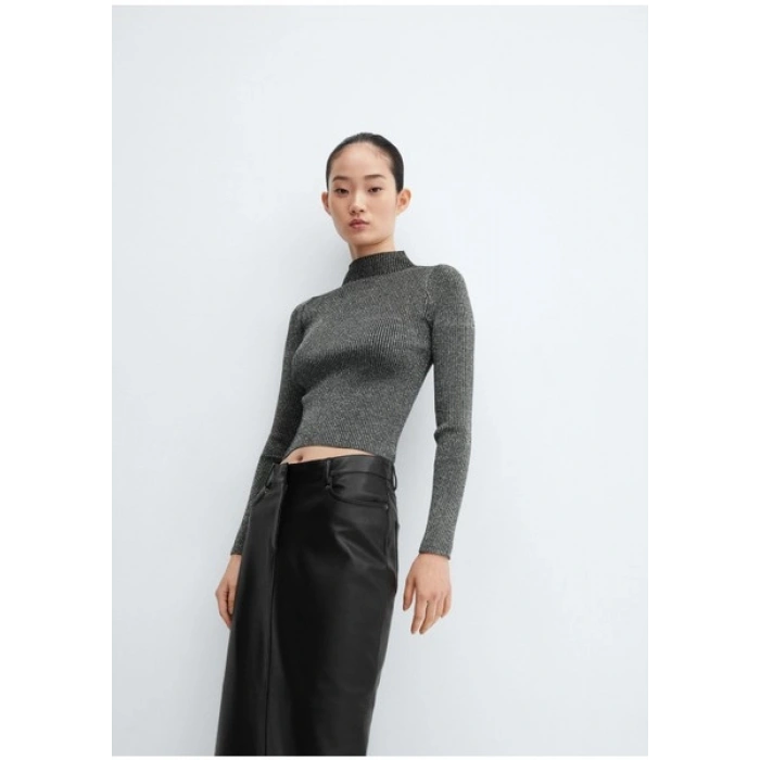 Mango Lurex Perkins Yaka Kazak